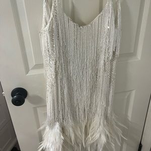 Nadine Merabi Lottie White dress- size s/m